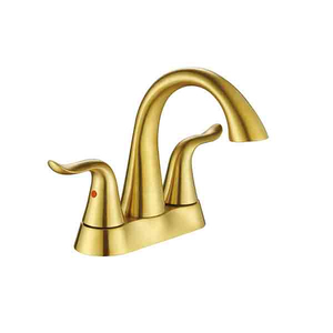 Yeelim Hot Sells Double Headed Handle Faucets Bathroom Faucets 4 Inch Centerset Faucet