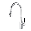 Commercial Style 2-Function Pull-Down 1-Handle 1-Hole Kitchen Faucet