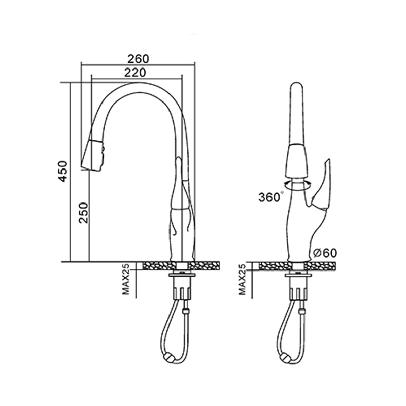 Kitchen Sink Faucet
