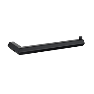 Black Stainless Steel Bath Towel with Single Pole Hook