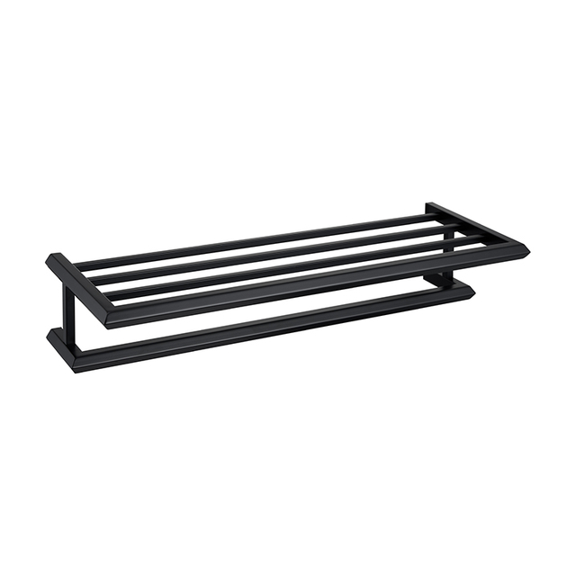 Black Stainless Steel Bathroom Multi-bar Bath Towel Holder