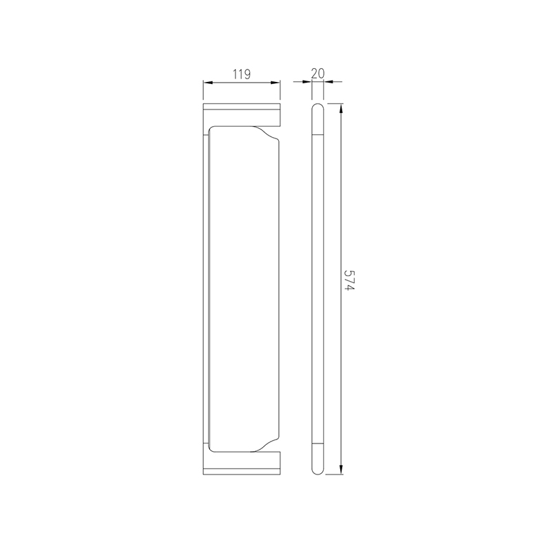 Glass storage brackets