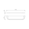 Yeelim Bathroom Brass Glass Bar Shelves