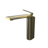 Single Handle Bathroom Faucet Brass High Pole Hot And Cold Basin Faucet