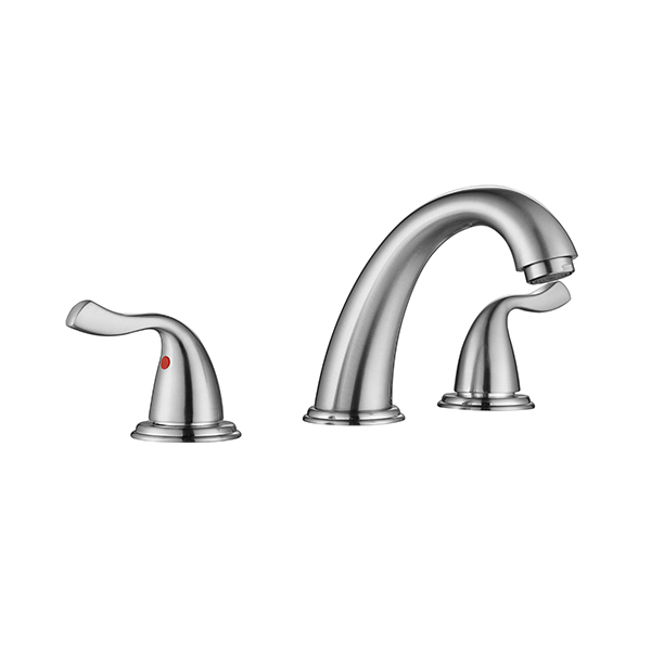  Yeelim Double Handle Bathroom Basin Faucet