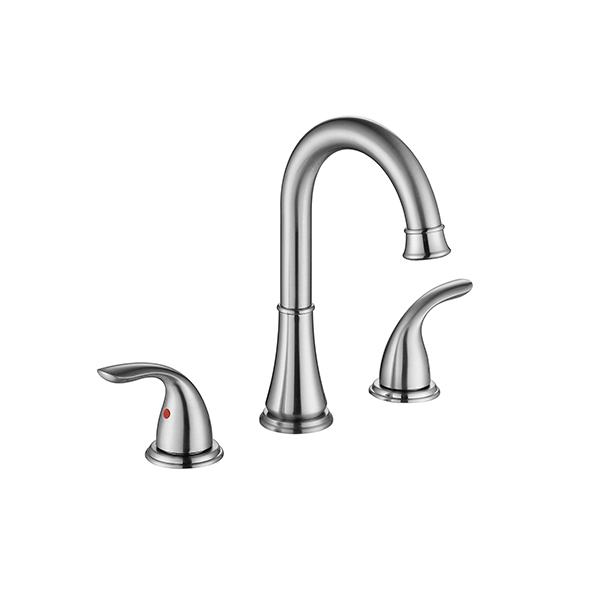 Yeelim Modern Popular Double Handle Brass Bathroom Faucet