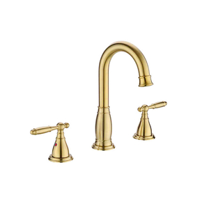 Yeelim Modern Pop Double Handle 3 Hole Bathroom Faucets