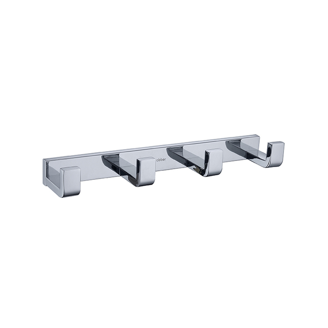 Stainless Steel Wall Hanging Row Hooks with Four Hooks