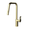 Yeelim Kitchen Single Handle Pull Brass Chrome Faucet