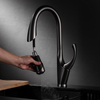 Yeelim Gunmetal Grey Kitchen Tap Faucet With Pull Down Sprayer Single Hole Wholesale