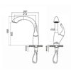 Pull Out Kitchen Faucet With Best Pull Out Sprayer In Chrome