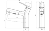 Single Lever Basin Mixer with Lever Handle Faucet