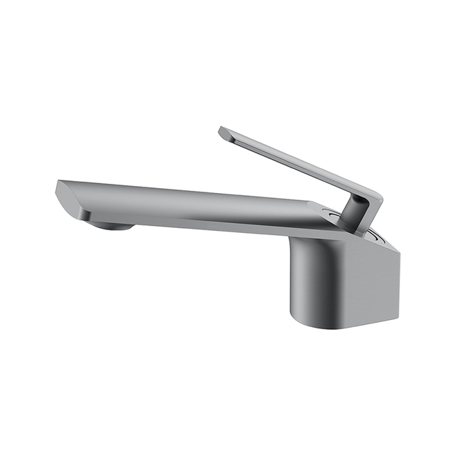 Single Handle Bathroom Brass Short Pole Hot And Cold Basin Faucet