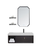 white bathroom cabinets