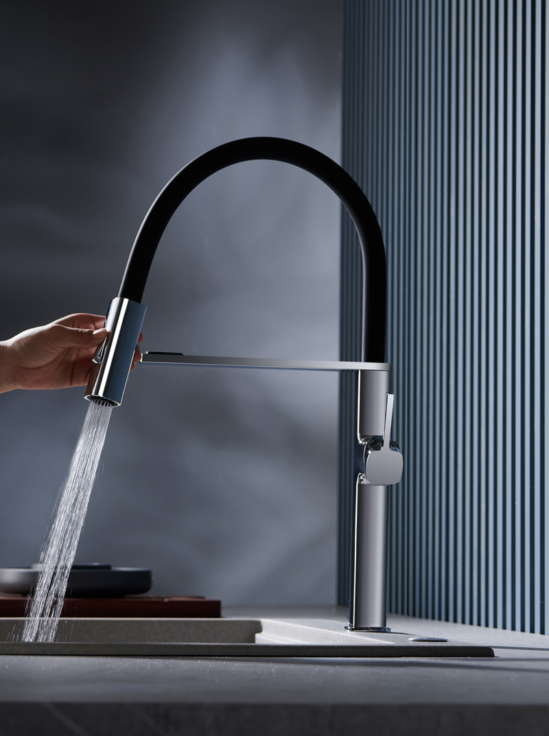 kitchen faucet pull down spray