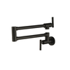 Black Single Lever Wall Mounted Basin Tap