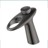 Yeelim Waterfall Bathroom Faucet Single Hole For Vessel Sink Gunmetal Black
