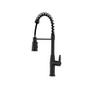 Single Handle Pull Down Kitchen Faucet Spring Sprayer Brushed Nickel Sink Faucet