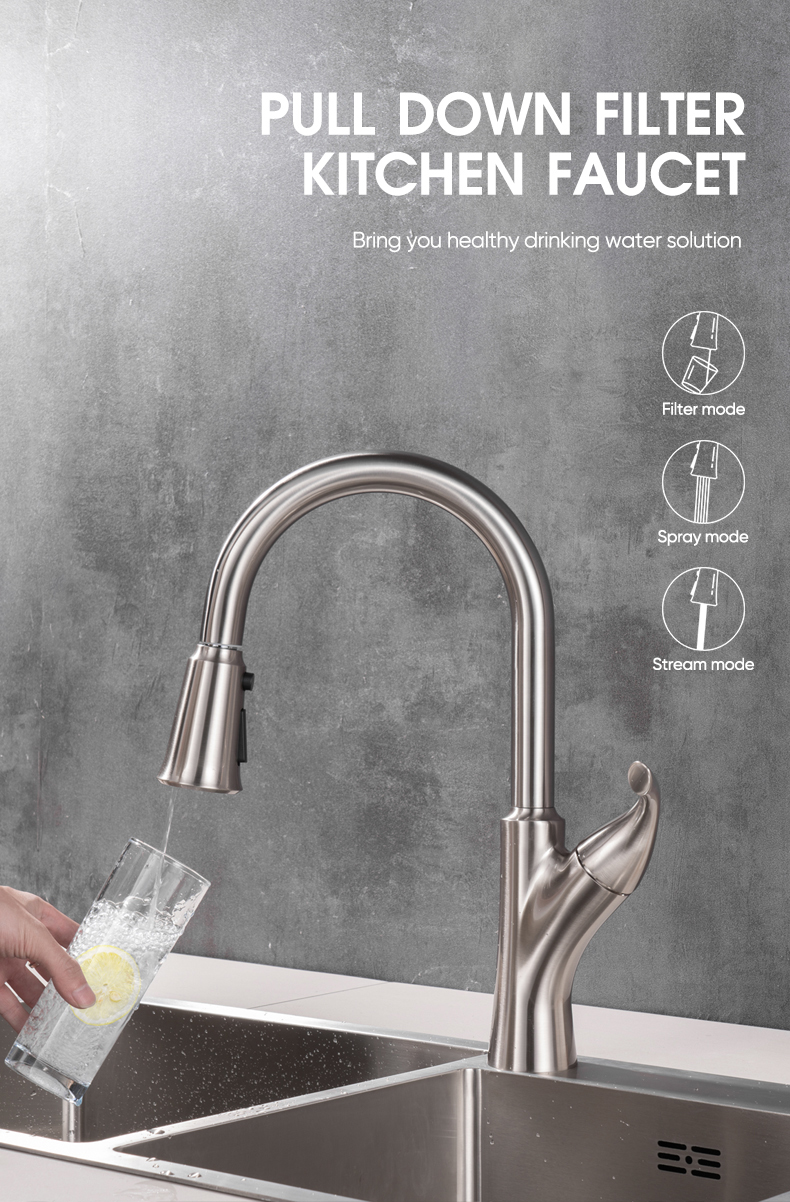 3 Function Kitchen Faucet