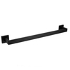 Stainless Steel Black Single Pole Bath Towel Holder