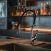 Yeelim Best Kitchen Sink Faucet Gunmetal Black With Magnetic Docking