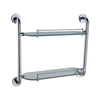 2-Tier Bathroom Glass Shelves