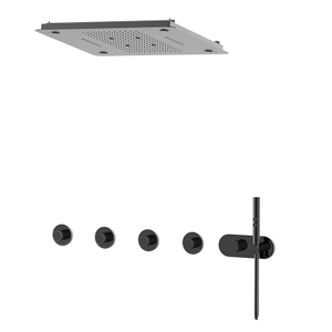 Nilo Series Key Hidden (top Spray 3 Function + Shower Head) Bathroom Shower Head Set