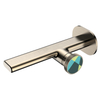 Yeelim Bathroom Single Hole Single Temperature Control into The Wall Concealed Brass Basin Faucet