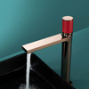Yeelim Rose Gold Bathroom Vessel Sink Faucet Tall Single Hole