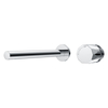 Single Knob Design Concealed Bathroom Chrome Plated Long Rod Brass Faucet