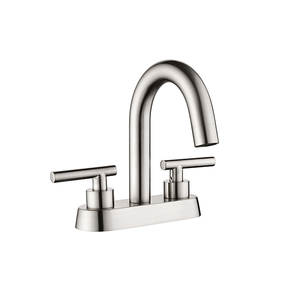 Yeelim Double Handle Retainable Faucet Bathroom Faucet