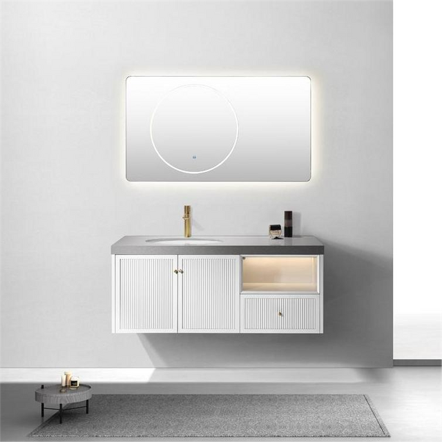 tall white bathroom cabinet