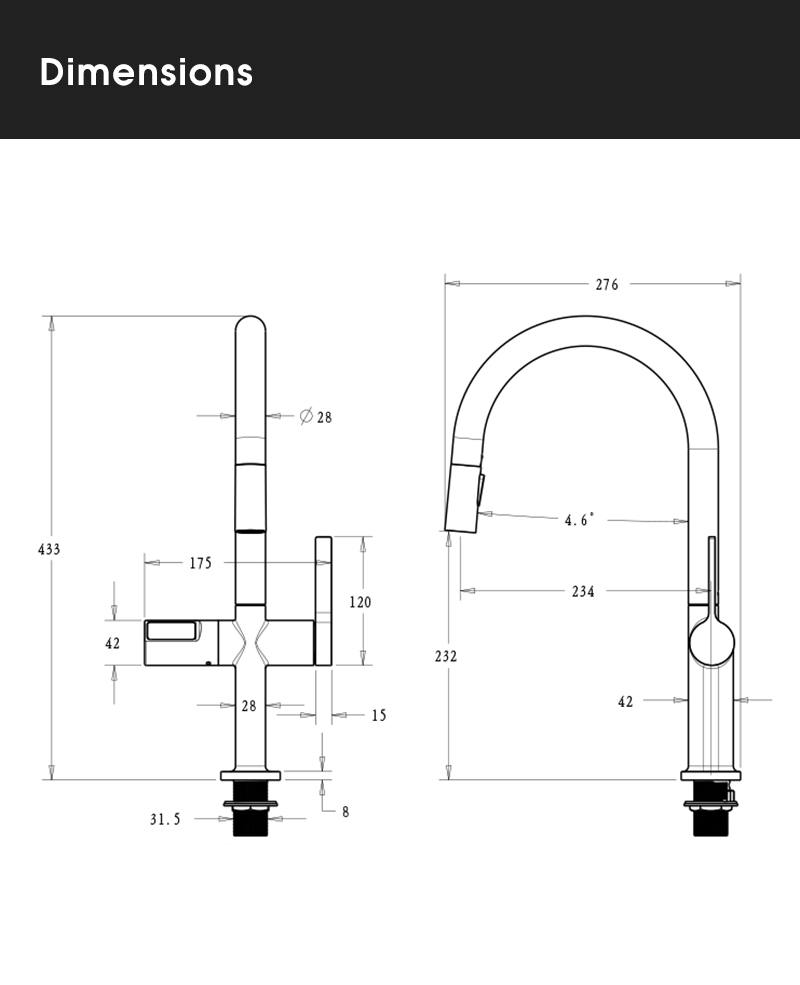 3 hole kitchen faucets