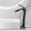 Modern Luxury Brushed Brass Body Anti-Rust Waterfall Basin Faucet For Bathroom