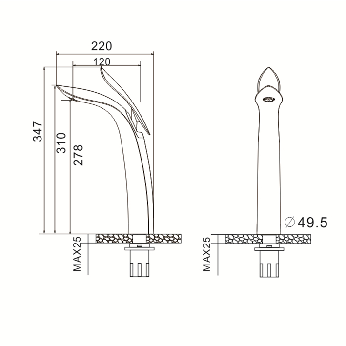 Tall Basin Faucets