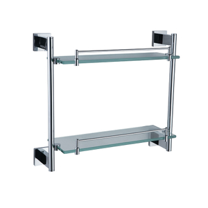 2-Tier Bathroom Glass Shelves ML-2615