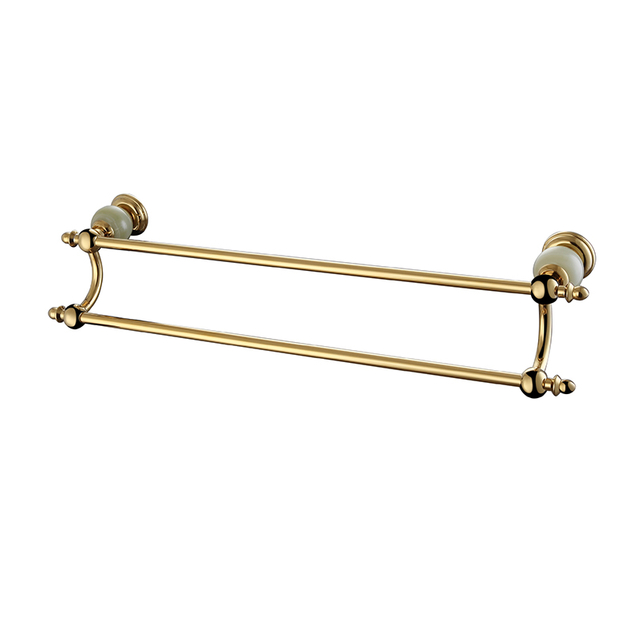 Golden Bath Double Towel Bars