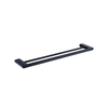 Wholesale Modern Bathroom Wall Mounted Brass Double Tiers Commercial Bathroom Towel Rack Set 