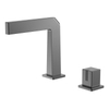 Yeelim Bathroom Double Hole Single Temperature Switch Brass Basin Mixing Faucet