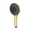 Yeelim Three-function 3D Spiral Ladder Design Air Pressurized Self-cleaning ABS Shower Round Hand Shower