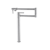 Yeelim Modern High Rod Chrome Brass Rotary Faucet