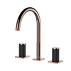 Yeelim 3 Hole Bathroom Sink Facuet Wholesale 8 Inch Widespread Rose Gold