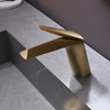 Yeelim Best Brushed Gold Bathroom Sink Faucet Brass Single Handle