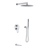 Yeelim Bathroom Shower Concealed Installation with Enlarged Top Spray Strip under Water Outlet