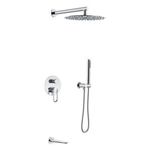 Yeelim Bathroom Shower Concealed Installation with Enlarged Top Spray Strip under Water Outlet