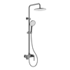 Single Handle Bathroom Brass Open-top Hand-held Top Spray Shower Set