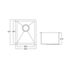 black stainless steel kitchen sink