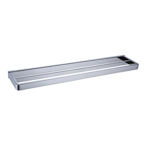 Double Rod Stainless Steel Thickened Bath Towel Pendant