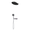Multifunctional Brass In-wall Concealed Shower with Handheld Shower Top Spray Head Shower Set