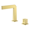 Yeelim Bathroom Double Hole Single Temperature Switch Brass Basin Mixing Faucet